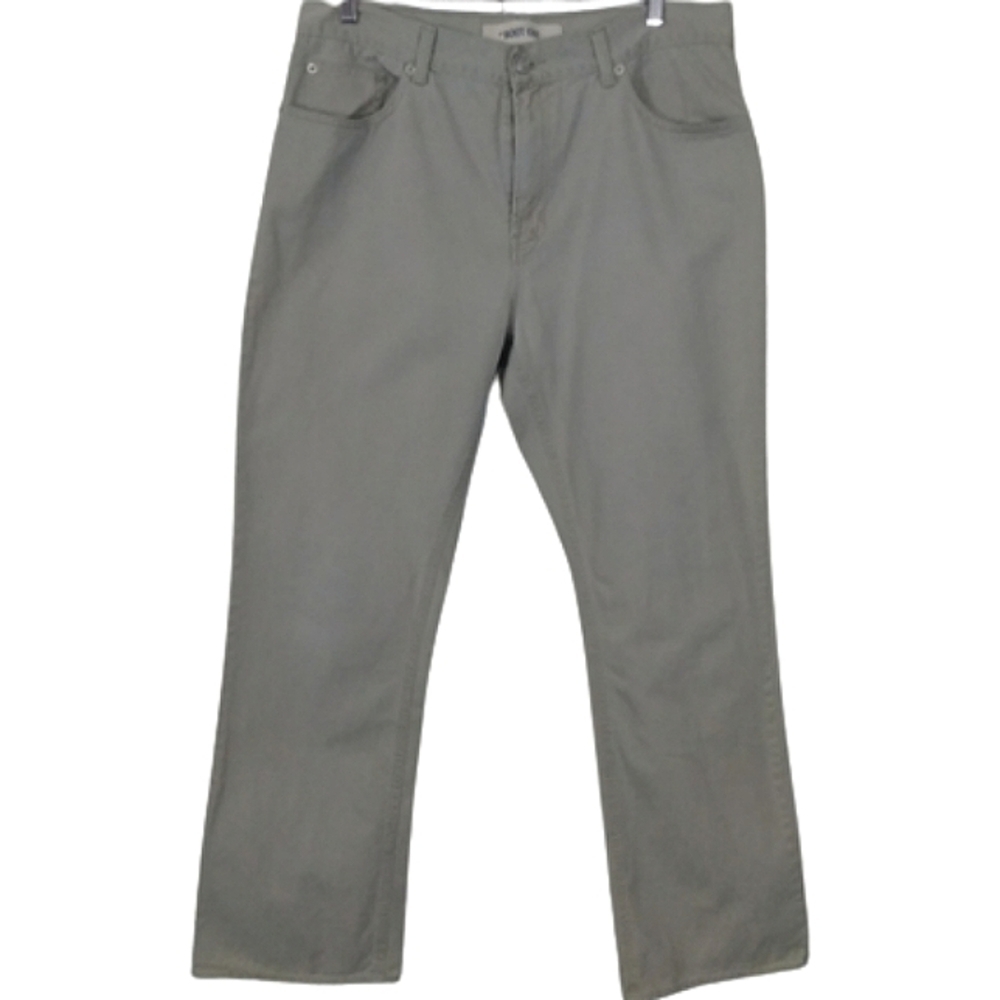 Gap Womens Plus Size 16 Regular Boot Cut Tan Khaki Casual Streetwear Jeans Pants